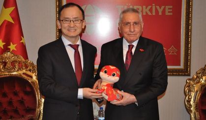 Çin Halk Cumhuriyeti Ankara Büyükelçisi Jiang Xuebin ziyareti