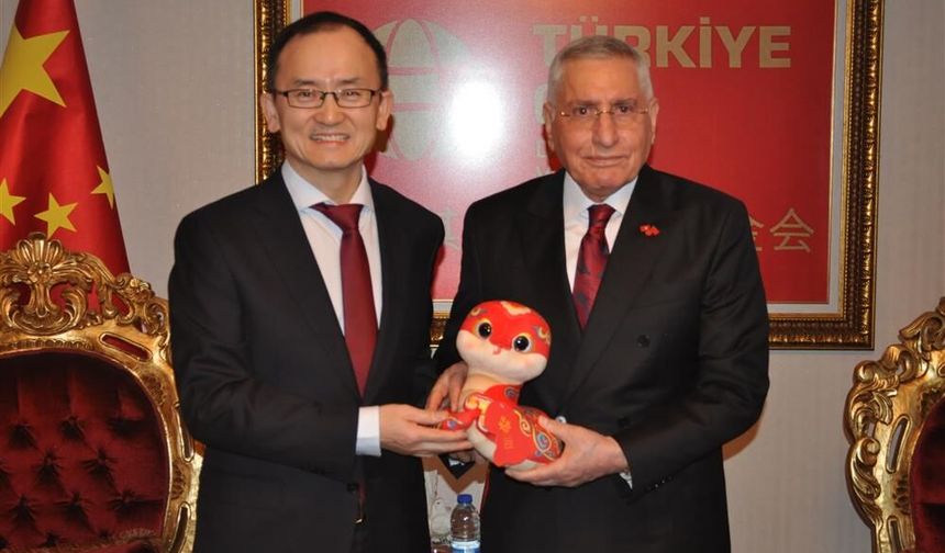 Çin Halk Cumhuriyeti Ankara Büyükelçisi Jiang Xuebin ziyareti