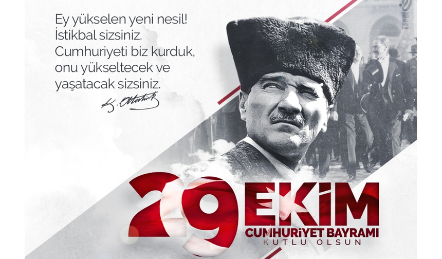 Vakıf Başkanımız Hasan Çapan’dan 29 Ekim Cumhuriyet Bayramı mesajı