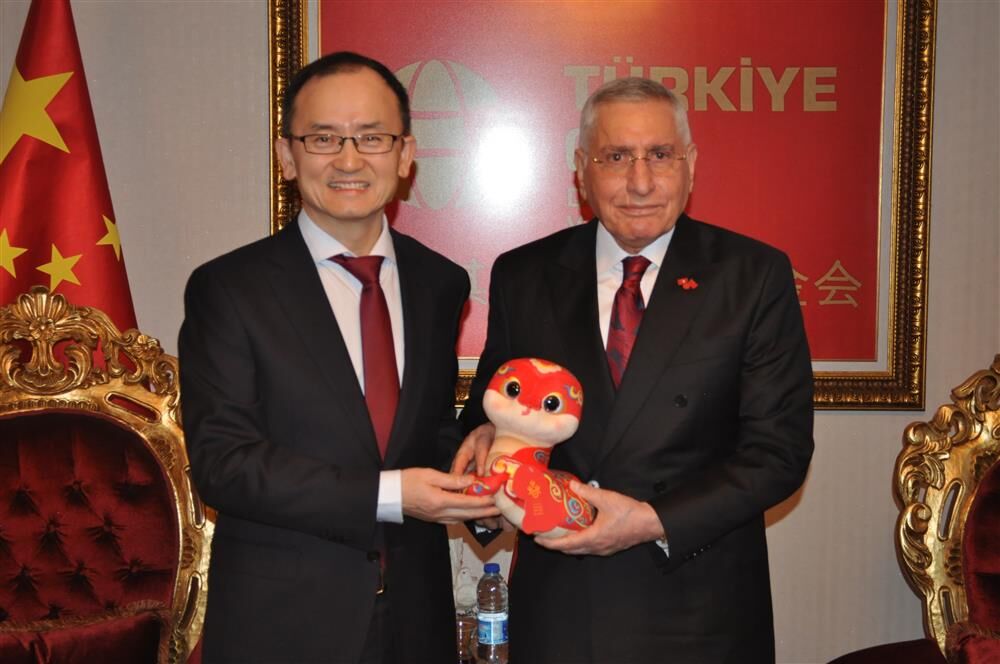 Çin Halk Cumhuriyeti Ankara Büyükelçisi Jiang Xuebin ziyareti