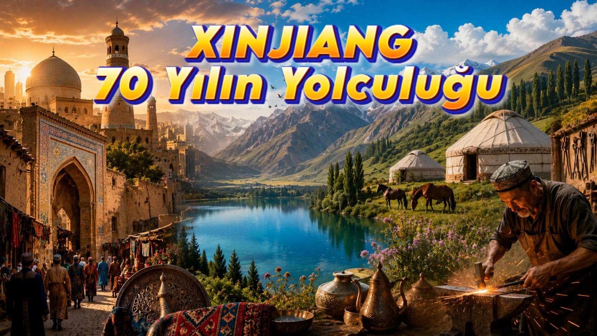 Xinjiang : 70 Yılın Yolculuğu - Sincan Uygur Özerk Bölgesi